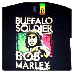 Bob Marley Buffalo Soldier 100 %  Cotton T Shirt